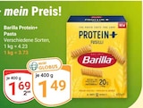 Protein+ Pasta Angebote von Barilla bei GLOBUS Rostock für 1,49 €