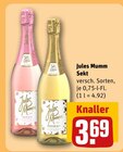 Sekt im Angebot bei REWE in Hilden Sekt Angebote von Jules Mumm bei REWE Hilden für 3,69 €
