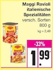 Ravioli im Angebot bei E center in Elmshorn Ravioli Angebote von Maggi bei E center Elmshorn für 1,99 €
