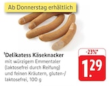 Delikatess Käseknacker bei E center im Prospekt "" für 1,29 €