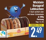 Burggraf Lebkuchen von Wicklein im aktuellen EDEKA Prospekt für 2,49 €