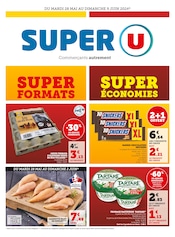 Catalogue Supermarchés Super U en cours à La Chapelle-Aux-Bois et alentours, "SUPER FORMATS SUPER ÉCONOMIES", 16 pages, 28/05/2024 - 09/06/2024