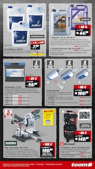 Batterie im toom Baumarkt Prospekt "Respekt, wer's selber macht." mit 18 Seiten (Reutlingen)