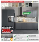 Küchenblock Clean Angebote von Express Küchen bei Die Möbelfundgrube Trier für 3.999,00 €
