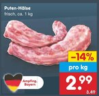 Aktuelles Puten-Hälse Angebot bei Netto Marken-Discount in Regensburg ab 2,99 €