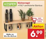 Küchenregal im Angebot bei Netto Marken-Discount in Bielefeld Küchenregal Angebote von KESPER bei Netto Marken-Discount Bielefeld für 6,99 €