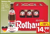 Pils Angebote von Rothaus bei Netto Marken-Discount Langenau für 14,99 €