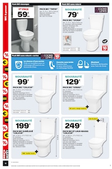 Promotion Pack Wc dans le prospectus Brico Dépôt, valable du 24/10/2025 au 06/11/2025 Promo Pack Wc dans le catalogue Brico Dépôt du moment à la page 18