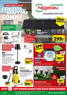 hagebau kompakt Prospekt GENIESSE DIE KRAFT DER SONNE. mit 8 Seiten