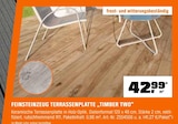 Feinsteinzeug Terrassenplatte 'Timber Two' Angebote bei OBI Schweinfurt für 41,27 €