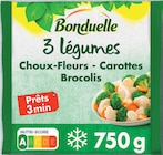 Promo 3 légumes Choux-Fleurs, Carottes, Brocolis précuits vapeur surgelés à 1,02 € dans le catalogue Netto à Villers-le-Lac