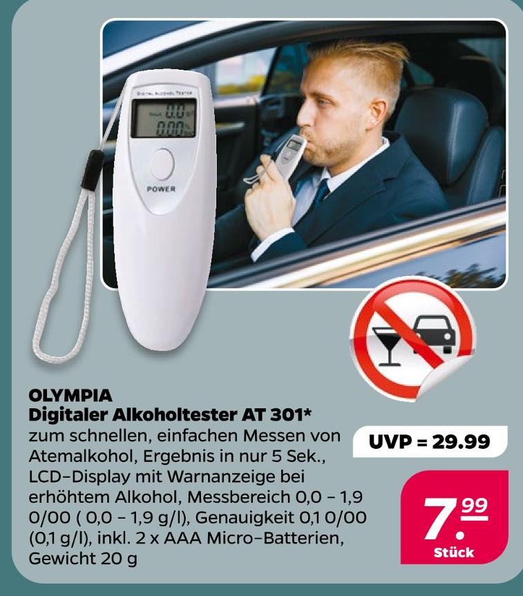 Digitaler Alkoholtester AT 301
