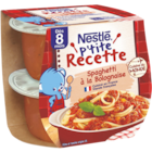 -50% SUR LE 2ème ARTICLE sur la gamme P’tite Recette 2 x 200 g NESTLÉ à Migros France dans Lélex