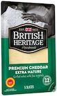 Cheddar Angebote von British Heritage bei REWE Rosenheim für 1,99 €