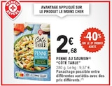 Penne au Saumon - COTE TABLE dans le catalogue E.Leclerc