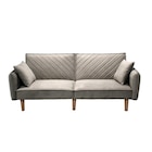 Canape convertible surpiqure en promo chez B&M Gonesse à 189,95 €