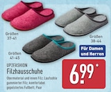 Filzhausschuhe im Angebot bei ALDI Nord in Bad Oeynhausen Filzhausschuhe Angebote von UP2FASHION bei ALDI Nord Bad Oeynhausen für 6,99 €