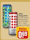 Energy Drink von Effect im aktuellen REWE Prospekt