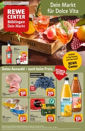 Aktueller REWE Supermarkt Prospekt in Sindelfingen und Umgebung, "Dein Markt" mit 30 Seiten, 22.04.2024 - 27.04.2024