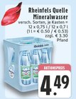 Aktuelles Mineralwasser Angebot bei EDEKA in Bonn ab 4,49 €