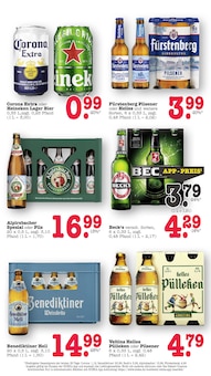 Bier im E center Prospekt "Aktuelle Angebote" mit 68 Seiten (Ettlingen)