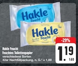 Feucht Feuchtes Toilettenpapier im E center Prospekt Feucht Feuchtes Toilettenpapier von Hakle im aktuellen E center Prospekt für 1,19 €