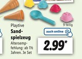 Sandspielzeug Angebote von Playtive bei Lidl Nordhausen für 2,99 €