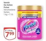 Oxi Action Pulver Angebote von Vanish bei GLOBUS Siegen für 7,99 €