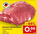 Netto Marken-Discount - Schweine-Nacken/Kamm Angebot im Prospekt Schweine-Nacken/Kamm bei Netto Marken-Discount im Prospekt "" für 0,66 €