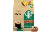 Café et thé Neo Par Dolce Gusto NEO Starbucks by NESCAFE Dolce Gusto Americano Breakfast Blend - Neo Par Dolce Gusto dans le catalogue Darty