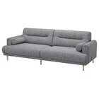 3er-Sofa Lejde grau/schwarz/Holz Lejde grau/schwarz Angebote von LÅNGARYD bei IKEA Homburg für 769,00 €