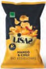 Bioland Lisas Bio-Kesselchips Mango & Chili im Angebot bei tegut in Aschaffenburg Bioland Lisas Bio-Kesselchips Mango & Chili Angebote von Lisas bei tegut Aschaffenburg für 1,99 €