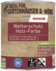 Aktuelle Farbe Angebote bei toom Baumarkt in Darmstadt Aktuelles Wetterschutz-Holzfarbe 750 ml Angebot bei toom Baumarkt in Darmstadt ab 12,99 €