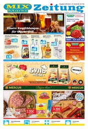 Aktueller Mix Markt Prospekt mit Fleisch, "MIX Markt Zeitung", Seite 1