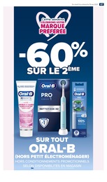 Prix et réduction Oral-B dans le prospectus Carrefour Market en cours Offre Oral-B dans le catalogue Carrefour Market du moment à la page 49