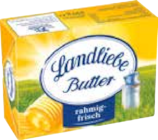 Tafelbutter oder die Streichzarte oder Hansano Markenbutter Angebote von Landliebe bei EDEKA Flensburg für 2,29 €