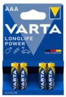 Longlife-Power-Batterien Micro AAA oder Mignon AA Angebote von VARTA bei EDEKA Reutlingen für 1,11 €