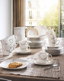 Porzellan KOMBISERVICE 42-teilig bei XXXLutz Möbelhäuser in Aachen Porzellan KOMBISERVICE 42-teilig im Angebot bei XXXLutz Möbelhäuser Aachen für 69,99 €