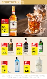 Prix et réduction Gin dans le prospectus Carrefour en cours Offre Gin dans le catalogue Carrefour du moment à la page 21