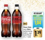 Original Taste im Angebot bei E center in Bad Saulgau Original Taste Angebote von Coca-Cola bei E center Bad Saulgau für 1,04 €