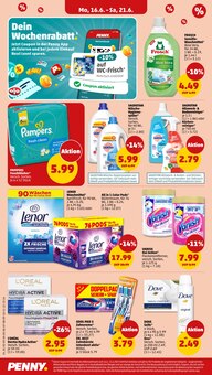 Pampers im aktuellen Penny Prospekt (Herne) Pampers im Penny Prospekt "Wer günstig will, muss Penny." mit 43 Seiten (Herne)