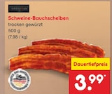 Aktuelles Schweine-Bauchscheiben Angebot bei Netto Marken-Discount in Braunschweig ab 3,99 €