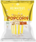 Bio Popcorn Süß & Salzig von Heimatgut im aktuellen REWE Prospekt für 1,59 €