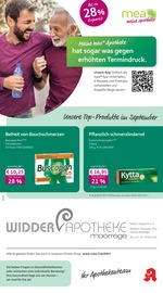 Aktueller mea - meine apotheke Apotheken Prospekt in Moorrege und Umgebung, "Unsere September-Angebote" mit 4 Seiten, 01.09.2025 - 30.09.2025