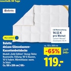 deLuxe Gänsedaunen-Kassettenbettdecke Angebote von Balette bei Lidl Altenburg für 119,00 €