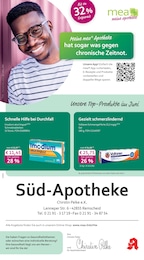 Aktueller mea - meine apotheke Apotheken Prospekt für Remscheid: Unsere Juni-Angebote mit 4} Seiten, 01.06.2026 - 30.06.2026