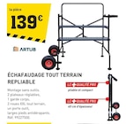 Échafaudage tout terrain repliable - ARTUB dans le catalogue Tout Faire
