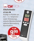 Alkoholtester von Clatronic im aktuellen V-Markt Prospekt für 9,99 €