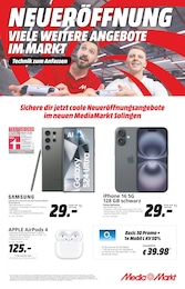 Der aktuelle MediaMarkt Saturn Prospekt "NEUERÖFFNUNG" mit  Seiten (Solingen (Klingenstadt))