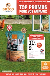 Catalogue E.Leclerc "TOP PROMOS POUR VOS ANIMAUX" à Le Plessis-Trévise et alentours, 4 pages, 24/09/2024 - 05/10/2024